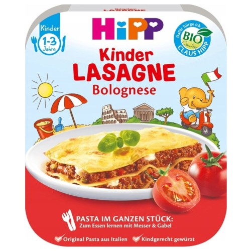 Hipp Bio Włoskie Lasagne Bolognese 250g Po 1r Tradycyjny Włoski Obiadek Po 1 Roku