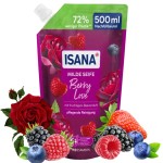 ISANA BERRY LOVE DELIKATNE MYDŁO ZAPACH LETNICH OWOCÓW LEŚNYCH 500ml ZAPAS