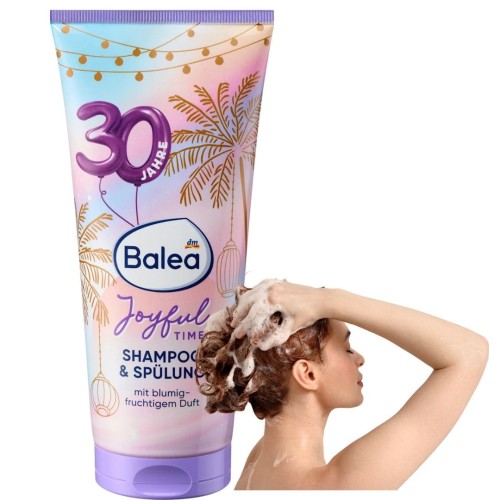 Balea Joyful Szampon I Odżywka Do Włosów 250 Ml Kwiatowo Owocowy Zapach