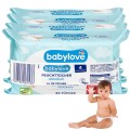 Babylove Sensitive Chusteczki Nawilżane Dla Niemowląt Bez Zapachu 4X80 szt