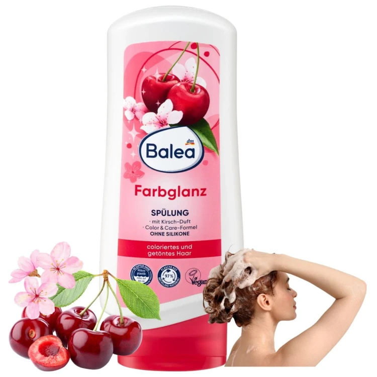 Balea Odżywka Włosy Farbowane Z Formułą Ochrony Koloru Nadaje Blasku 300 Ml