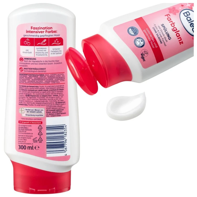Balea Odżywka Włosy Farbowane Z Formułą Ochrony Koloru Nadaje Blasku 300 Ml