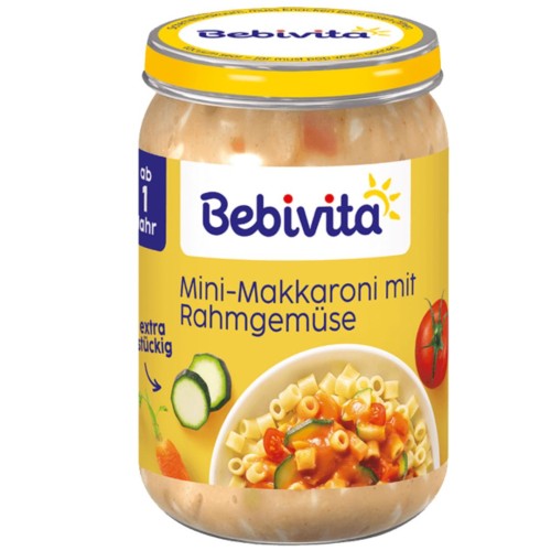 Bebivita Mini Makaroniki I Śmietankowe Warzywa Obiadek Bez Mięsa Po 1 Roku