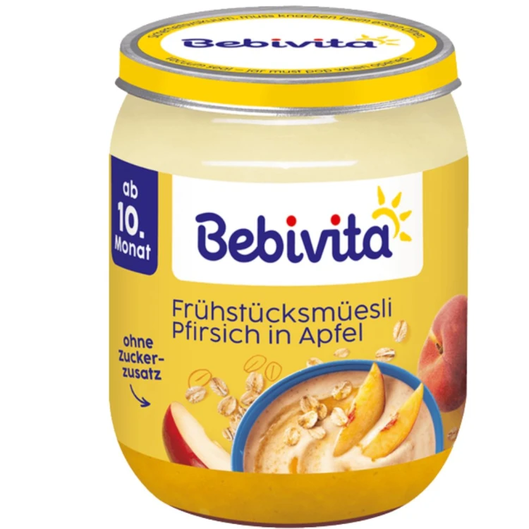 Bebivita Pożywne Musli Na Śniadanie Z Jogurtem Jabłko Brzoskwinia Po 10 Miesiącu