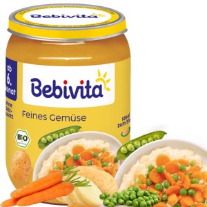 Bebivita Rozmaitości Warzywne Mix Z Groszkiem 6m Obiadek Warzywny