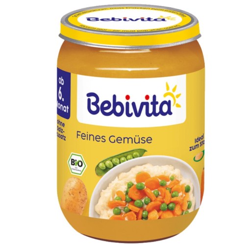 Bebivita Rozmaitości Warzywne Mix Z Groszkiem 6m Obiadek Warzywny