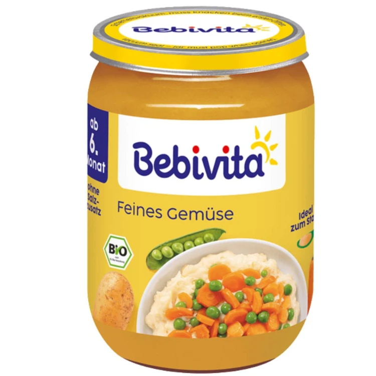 Bebivita Rozmaitości Warzywne Mix Z Groszkiem 6m Obiadek Warzywny