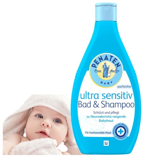 Penaten Ultra Sensitiv Płyn Do Kąpieli I Szampon Od Urodzenia Dla Skóry Wrażliwej 400ml