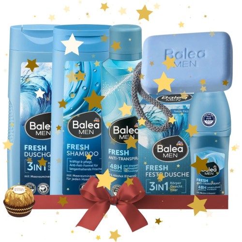 Balea Men Fresh Zestaw Kosmetyków Na Prezent Dla Mężczyzn Urodziny Mikołaj