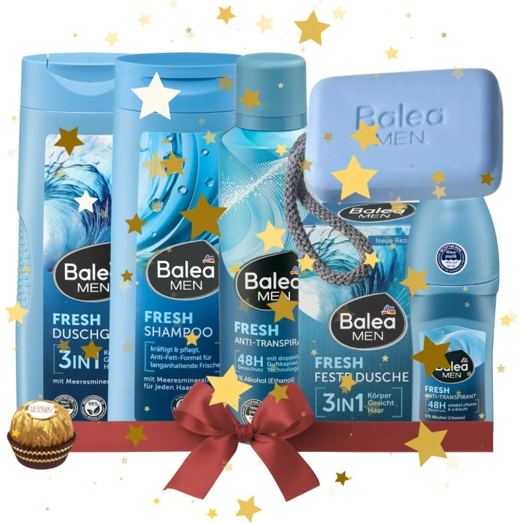 Balea Men Fresh Zestaw Kosmetyków Na Prezent Dla Mężczyzn Urodziny Mikołaj