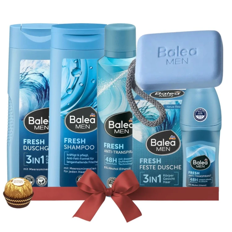 Balea Men Fresh Zestaw Kosmetyków Na Prezent Dla Mężczyzn Urodziny Mikołaj
