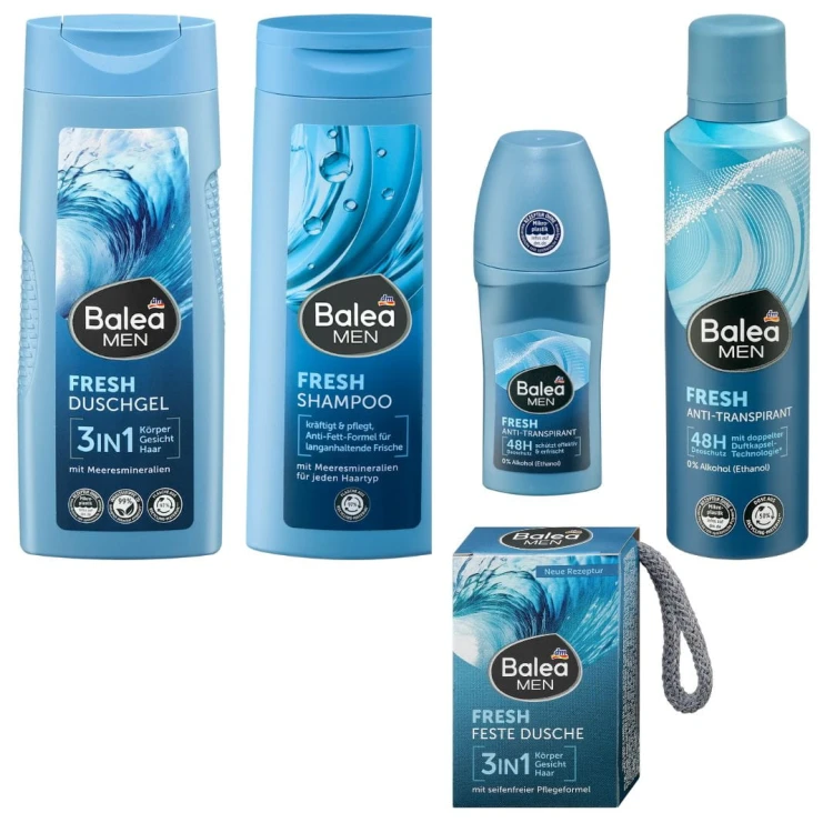Balea Men Fresh Zestaw Kosmetyków Na Prezent Dla Mężczyzn Urodziny Mikołaj