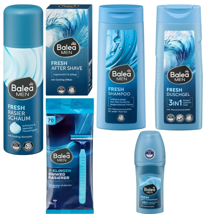 Balea Men Fresh Duży Zestaw Kosmetyki Na Prezent Urodziny Święta Choinka