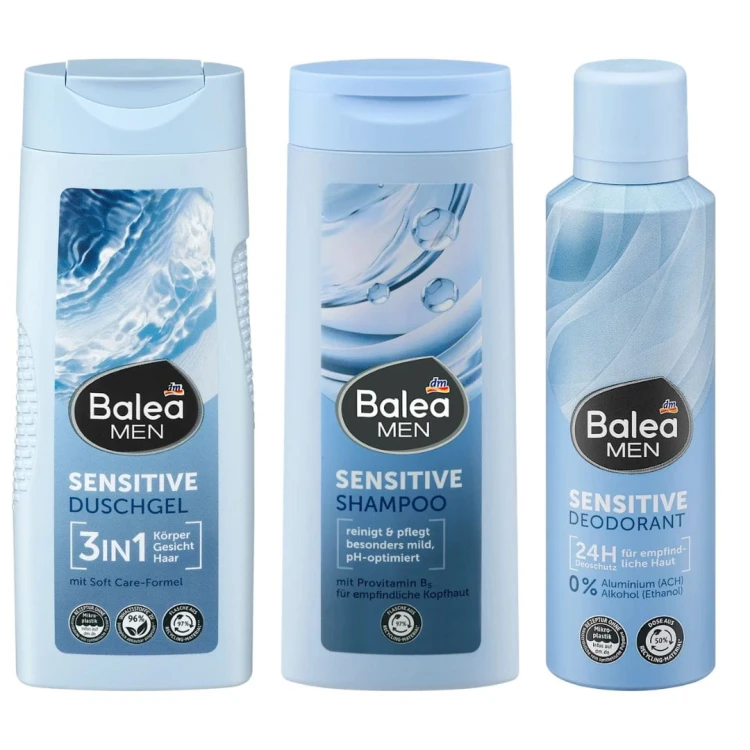 Balea Men Sensitive Zestaw Kosmetyków Męskich Prezent Na Święta Urodziny