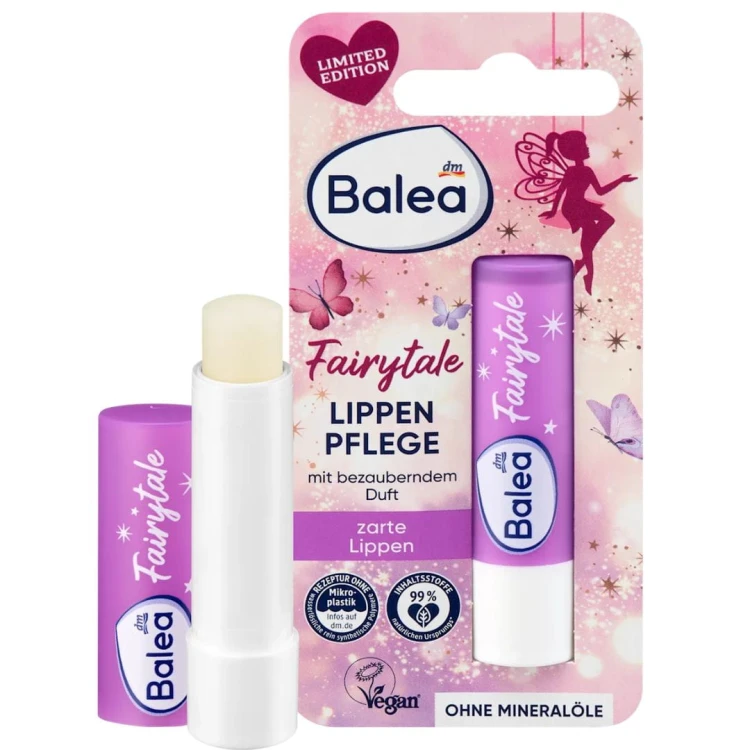 Balea Fairytale Bajkowy Balsam Nawilżający Ochronny Do Ust Masło Shea