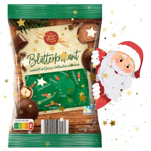 Wintertraum Czekoladowe Kule Krokant Orzechowy 150g Boże Narodzenie Mikołaj