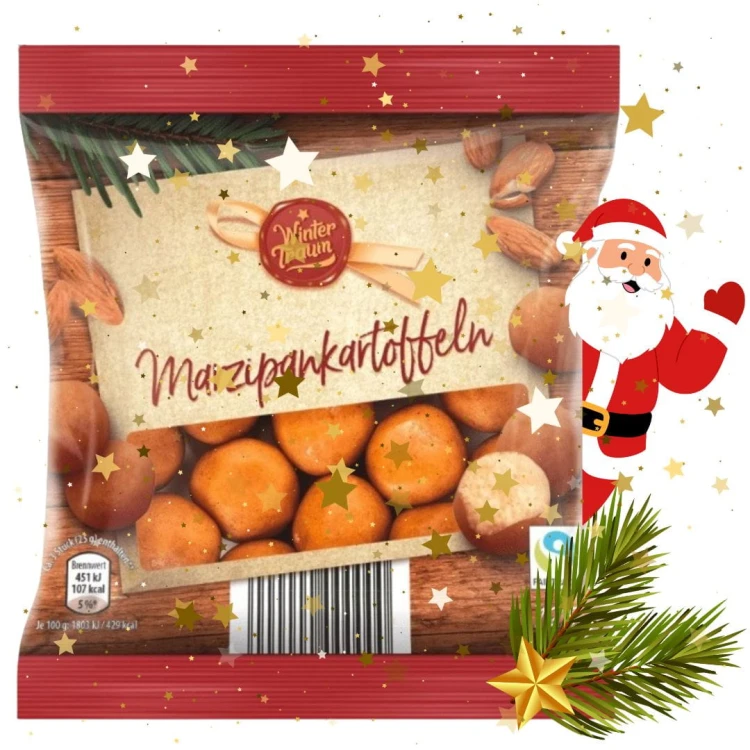 Wintertraum Marcepanowe Kartofelki 125g Kulki Świąteczne Boże Narodzenie