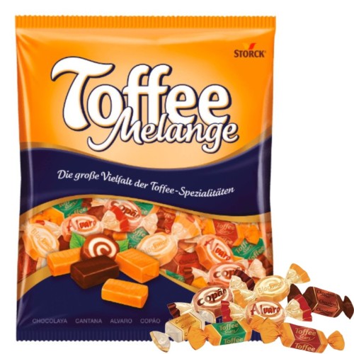 Storck Toffee Melange Cukierki Mix Smaków Karmelki Toffee Mieszanka 522g