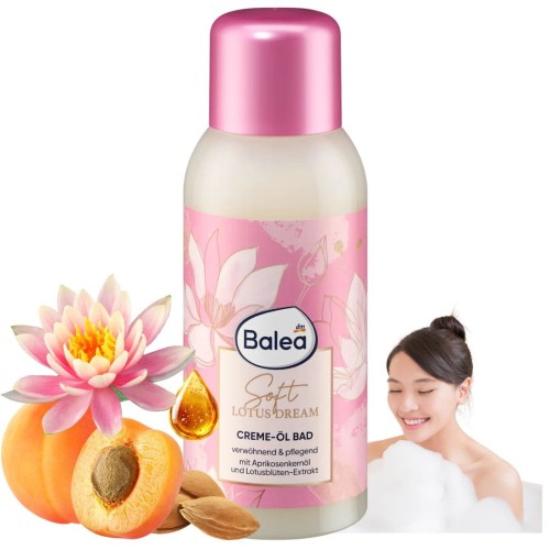 Balea Sweet Lotus Dream Płyn Do Kąpieli Do Wanny Z Olejkami Kwiat Lotosu