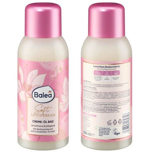 Balea Sweet Lotus Dream Płyn Do Kąpieli Do Wanny Z Olejkami Kwiat Lotosu