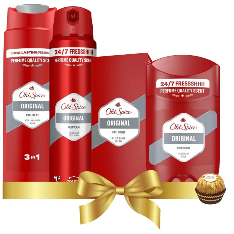 Old Spice Original Kultowy Prezent Kosmetyków Z Wodą Prezent Na Święta