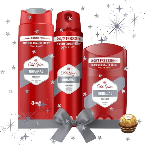 Old Spice Original Kultowy Prezent Zestaw Kosmetyków Dla Mężczyzny Mikołaj