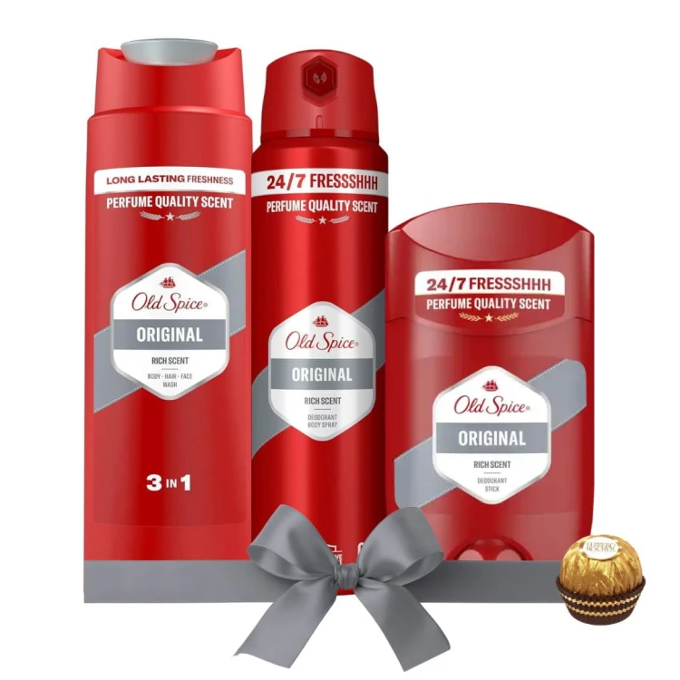 Old Spice Original Kultowy Prezent Zestaw Kosmetyków Dla Mężczyzny Mikołaj