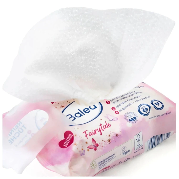Balea Fairytale 5w1 Chusteczki Oczyszczające Do Twarzy Demiakijaż 25szt