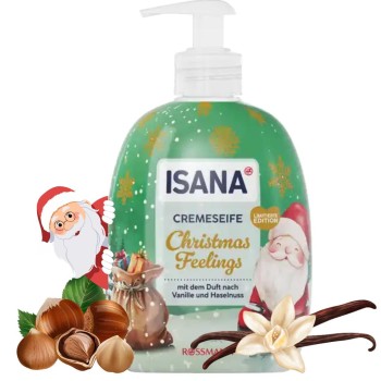 Isana Christmas Feeling Żel Pod Prysznic Zimowe Orzechy Laskowe I Wanilia