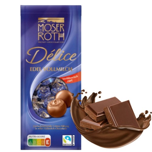 Moser Roth Delice Weiss Kule Biała Czekolada Praliny Kulki Z Nadzieniem 10 szt