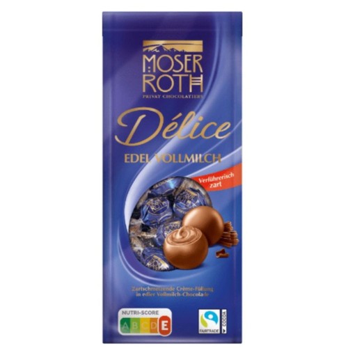 Moser Roth Delice Weiss Kule Biała Czekolada Praliny Kulki Z Nadzieniem 10 szt