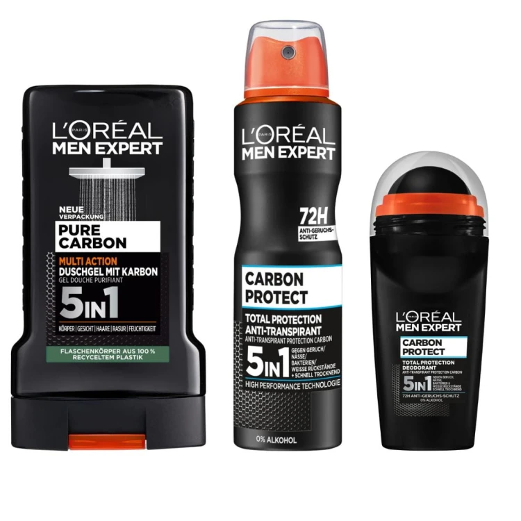 Loreal Men Expert Carbon Zestaw Kosmetyków Na Prezent Mikołaj Choinka