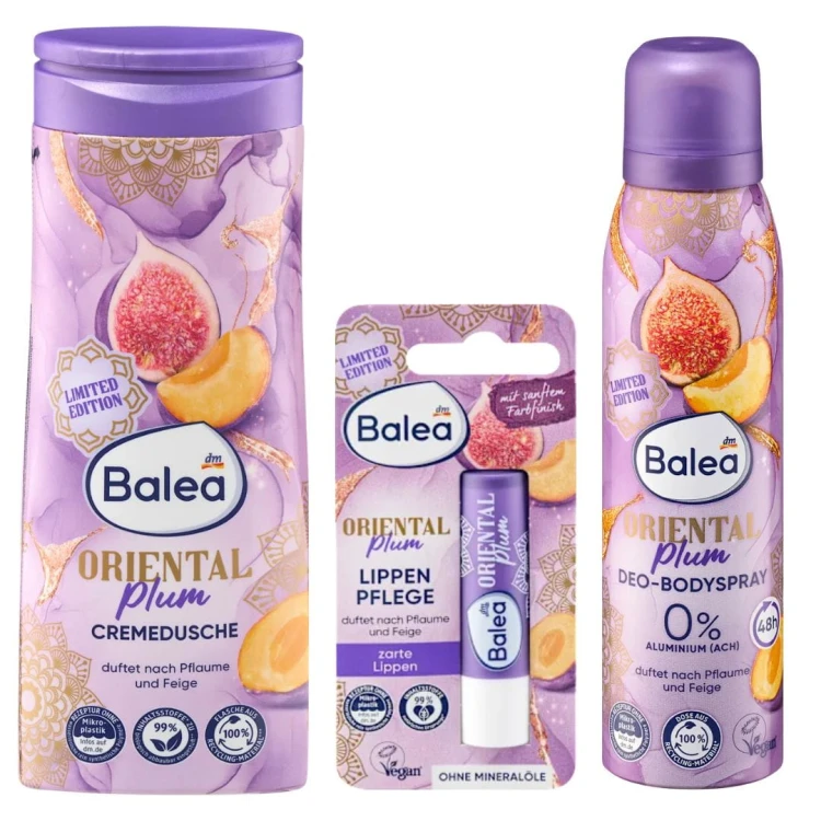 Balea Oriental Plum Gotowy Zestaw Prezent Kosmetyków Śliwka Figa Na Święta