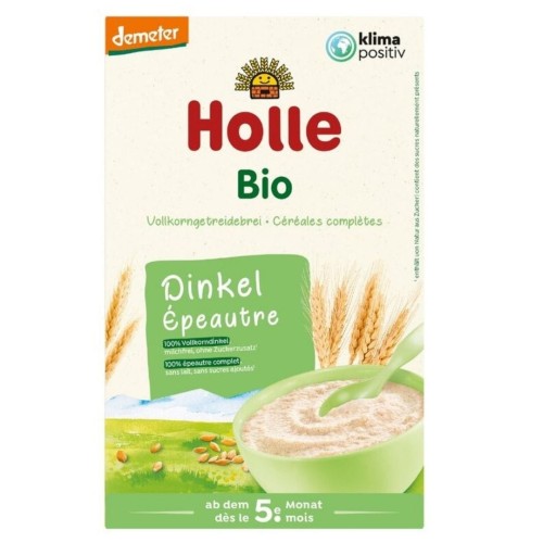 Holle Bezmleczna Kaszka Pełnoziarnista Orkiszowa 250g 5m Bez Mleka