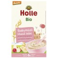Holle Bio Pełnoziarnista Kaszka Musli Jabłko Banan Maliny 250g 6m