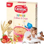 Nestle Cerelac Junior Kaszka Płatki Bez Mleka Z Truskawkami Musli Chrupki