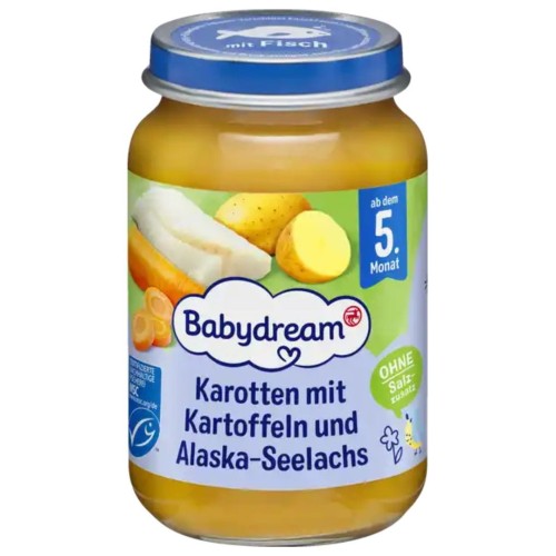 Babydream Bio Delikatny Mintaj Z Warzywami Obiadek Dla Niemowląt Po 5m