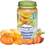 Babydream Bio Garnek Warzywny Z Dynią I Bataty 12m Ekologiczny Obiadek