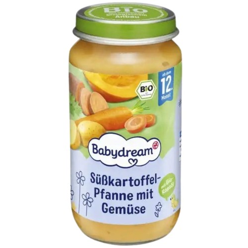 Babydream Bio Garnek Warzywny Z Dynią I Bataty 12m Ekologiczny Obiadek