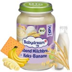 Babydream Bio Kolacja Kaszka Manna Zbożowa Z Keksami I Bananami 6m