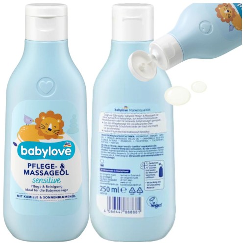 Babylove Sensitive Oliwka Pielęgnacyjna I Do Masażu 250ml Skóra Wrażliwa