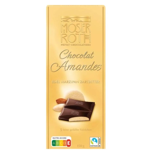 Moser Roth Amandes Ciemna Czekolada Z Marcepanem 150g Elegancka Na Prezent