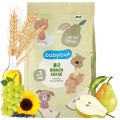 Babylove Bio Keksy Zwierzątka Pszenne Ciasteczka Z Gruszką Sok Z Winogron