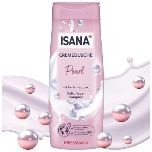 Isana Pearl Kremowy Żel Pod Prysznic Do Mycia Z Ekstraktem Z Pereł 300ml