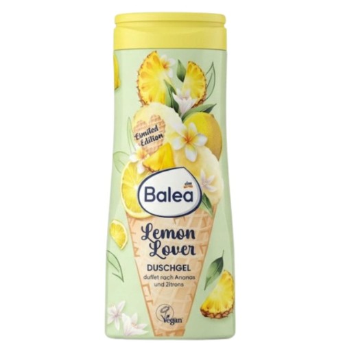 Balea Lemon Lover Pyszny Żel Pod Prysznic Ananas Cytryna Deser Lodowy 300 ml