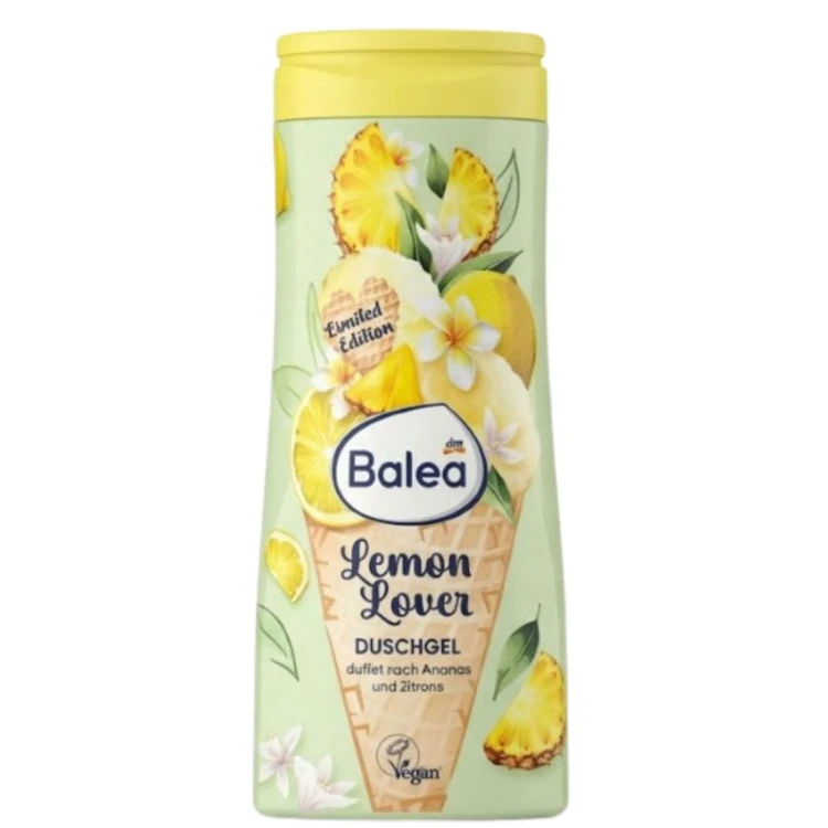 Balea Lemon Lover Pyszny Żel Pod Prysznic Ananas Cytryna Deser Lodowy 300 ml