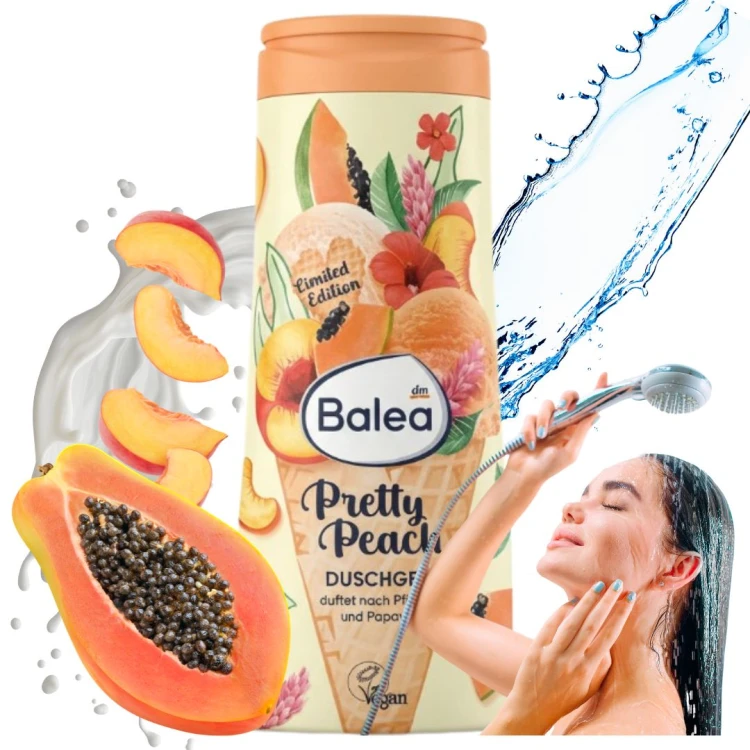 Balea Lemon Lover Pyszny Żel Pod Prysznic Ananas Cytryna Deser Lodowy 300 ml