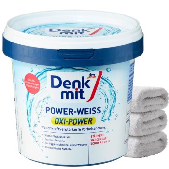 Denkmit Oxi Power Weiss Skuteczny Odplamiacz Do Białego Prania 750g