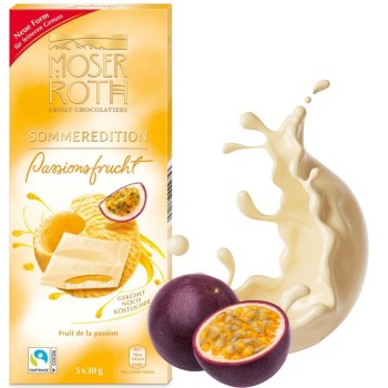Moser Roth Biała Czekolada Krem I Mus Maracuja 150g Passionsfrucht