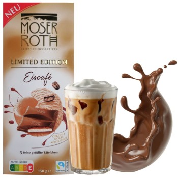 Moser Roth Eiscafe Mleczna Czekolada Krem Mrożona Kawa I Lody 150g